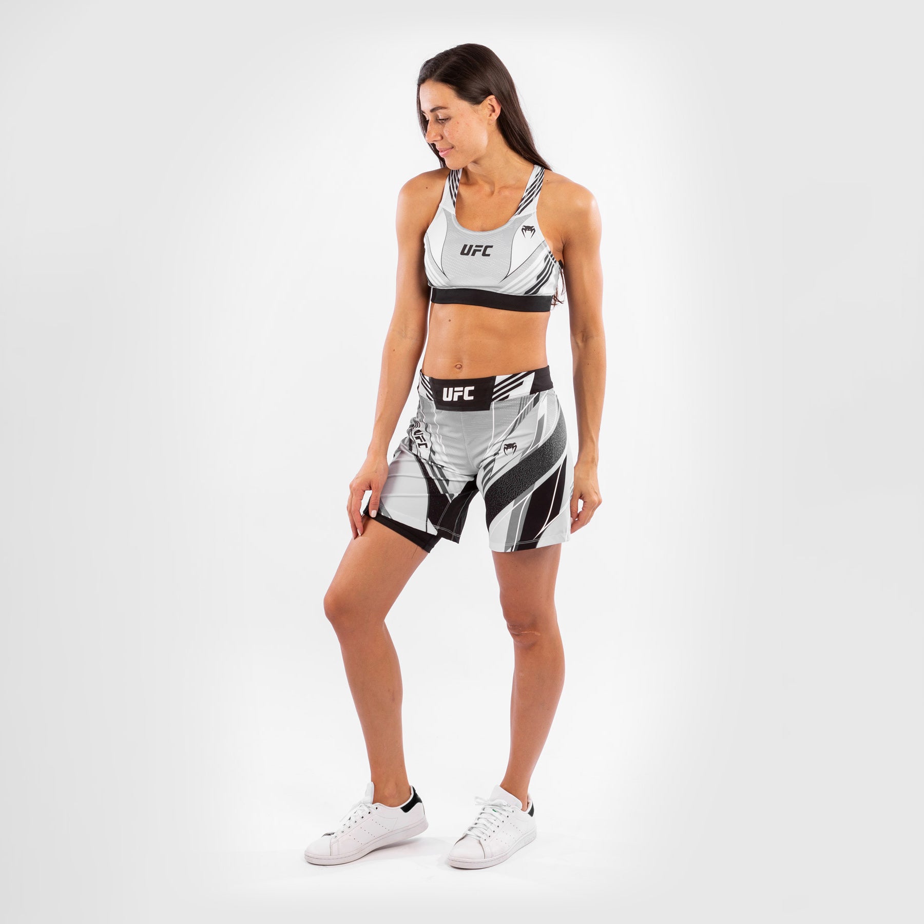 ufc-venum-authentic-fight-night-damen-shorts-long-fit-wei image 5