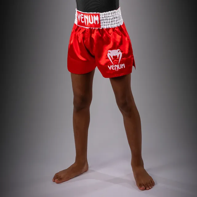 venum-classic-muay-thai-shorts-kinder-feuerrot image 1