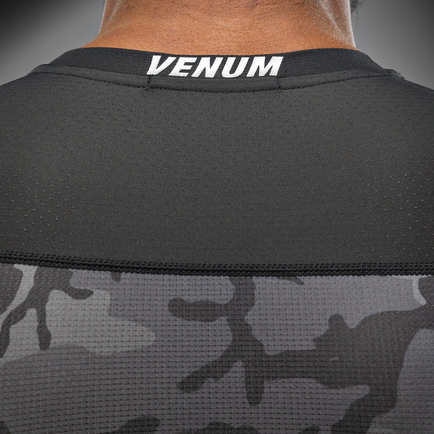 venum-x-polaris-kurzarm-rashguard-schwarz-grau-herren image 5