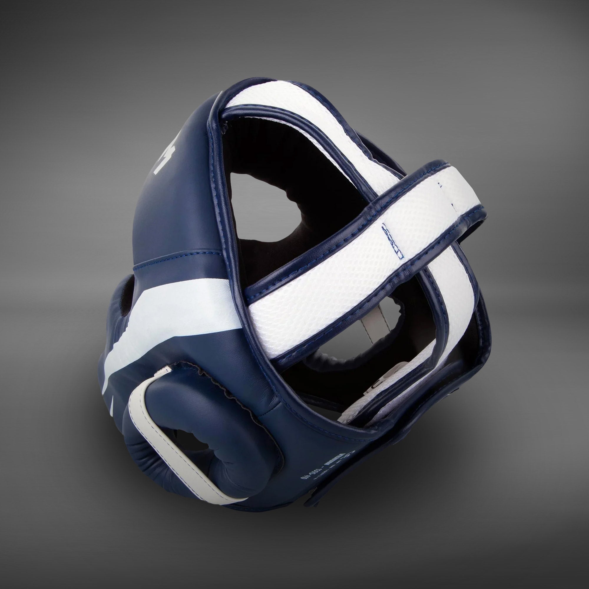 venum-elite-kopfschutz-wei-marineblau image 5