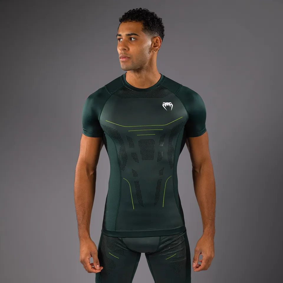 venum-technical-3-0-kurzarm-rashguard-herren-waldgr-n image 1