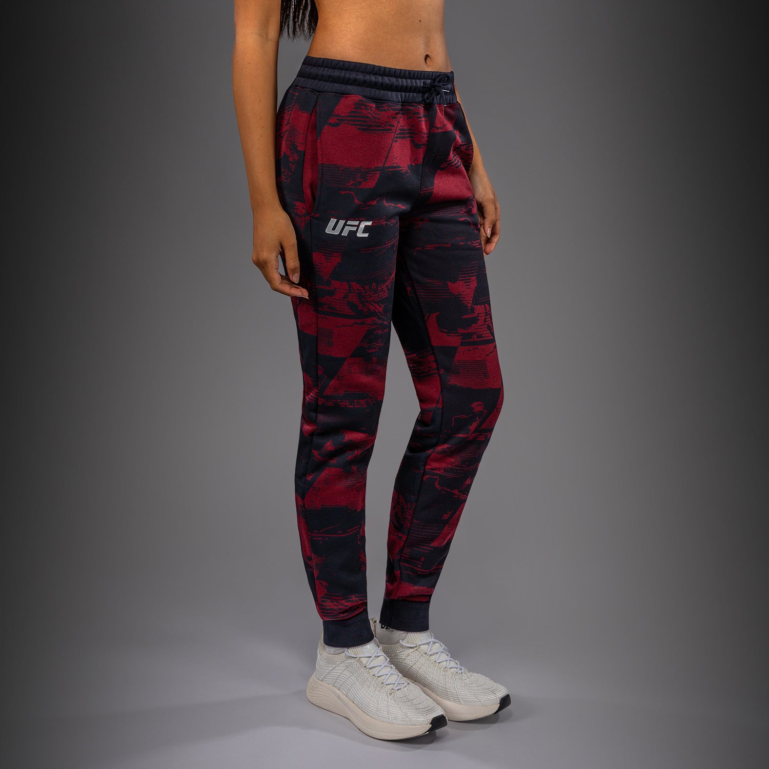 ufc-zenith-by-venum-authentic-fight-week-hose-damen-marineblau-burgunderrot-silb image 2