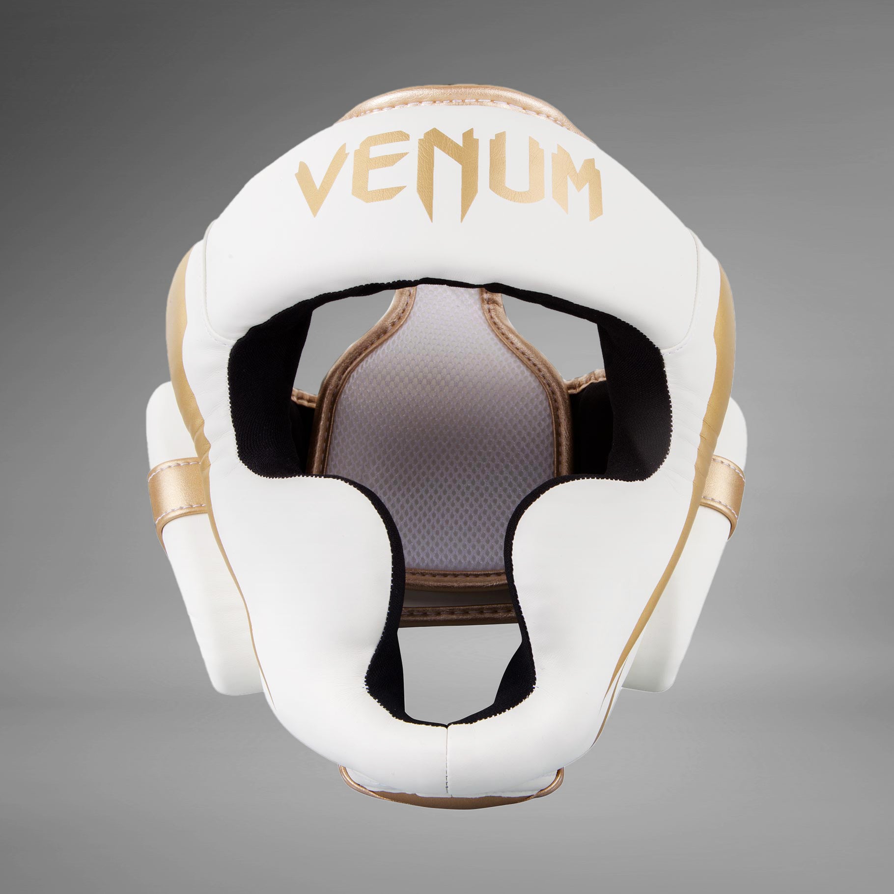 venum-elite-kopfschutz-wei-gold image 2