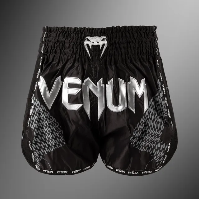 venum-nexus-muay-thai-shorts-schwarz-silber image 1