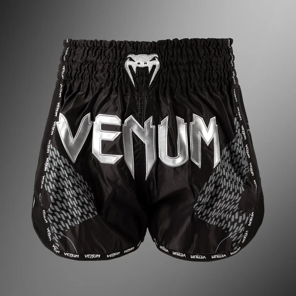 venum-nexus-muay-thai-shorts-schwarz-silber image 1