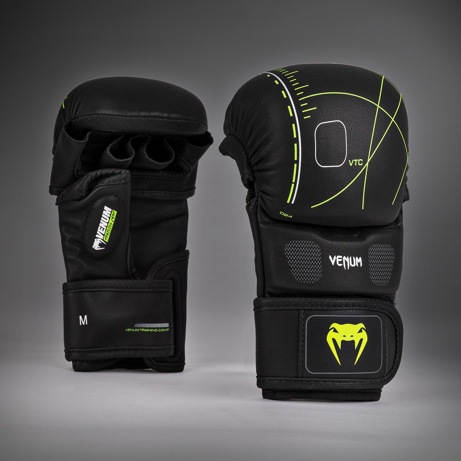 venum-training-camp-4-0-sparringhandschuhe-schwarz-neo-gr-n image 1