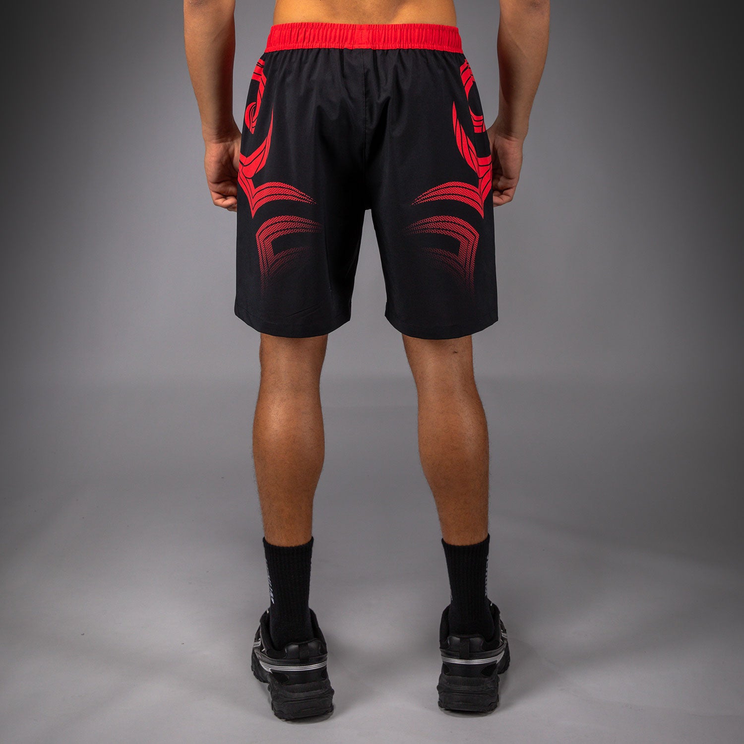 venum-x-mike-tyson-tiger-trainingsshorts-tiefschwarz-intensivrot image 3