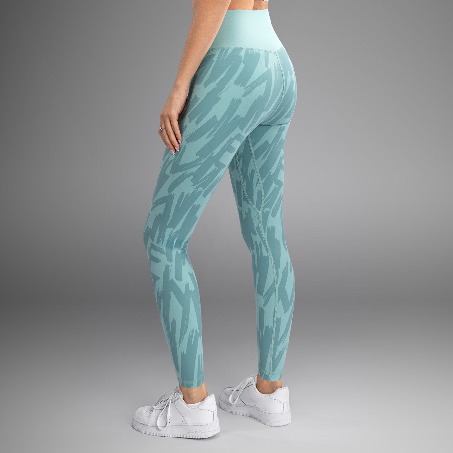 venum-graffiti-frauen-leggings-in-voller-l-nge-aqua-gr-n image 2