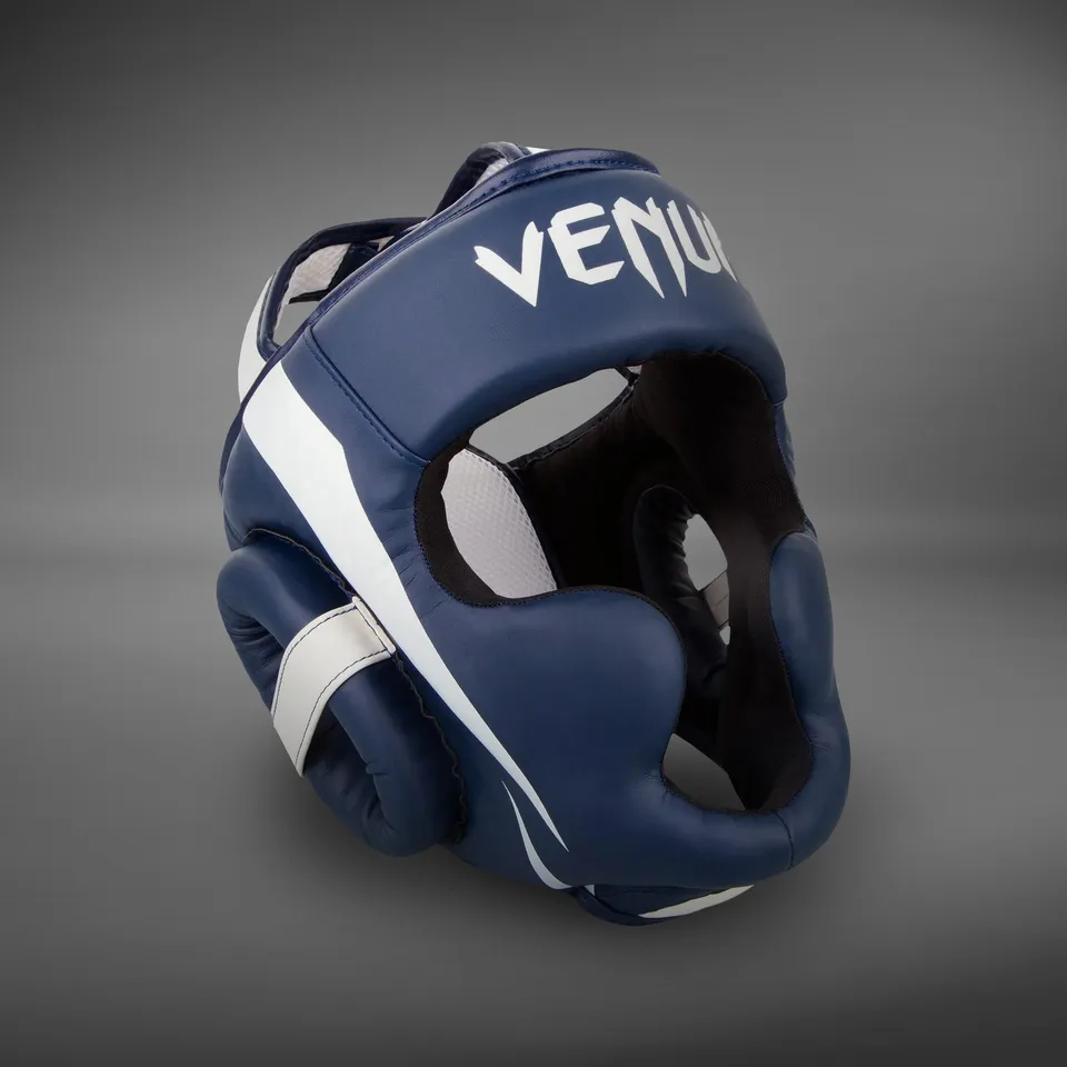 venum-elite-kopfschutz-wei-marineblau image 1