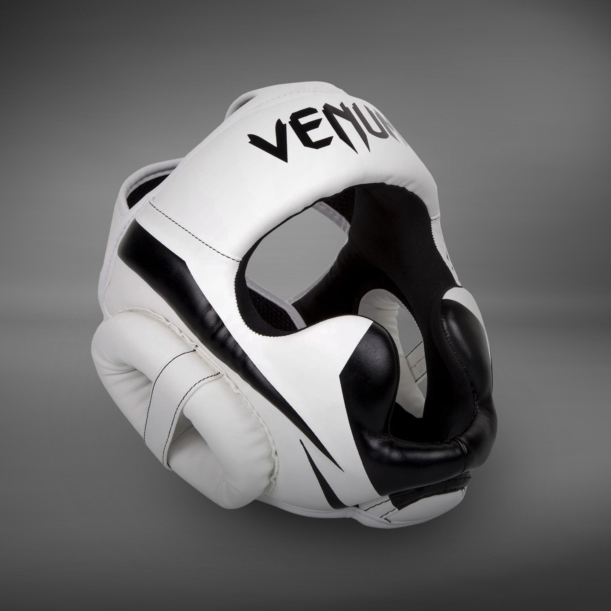 venum-elite-kopfschutz-wei-schwarz image 1