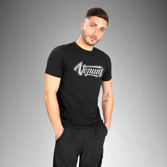 venum-absolute-2-0-t-shirt-angepasste-passform-schwarz-silber image 1