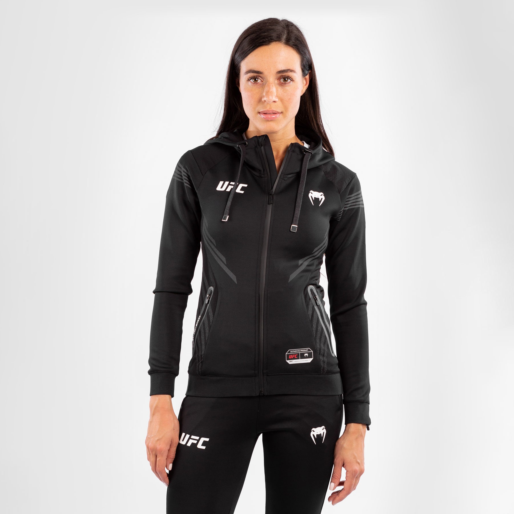 ufc-venum-authentic-fight-night-walkout-hoodie-damen-schwarz image 1