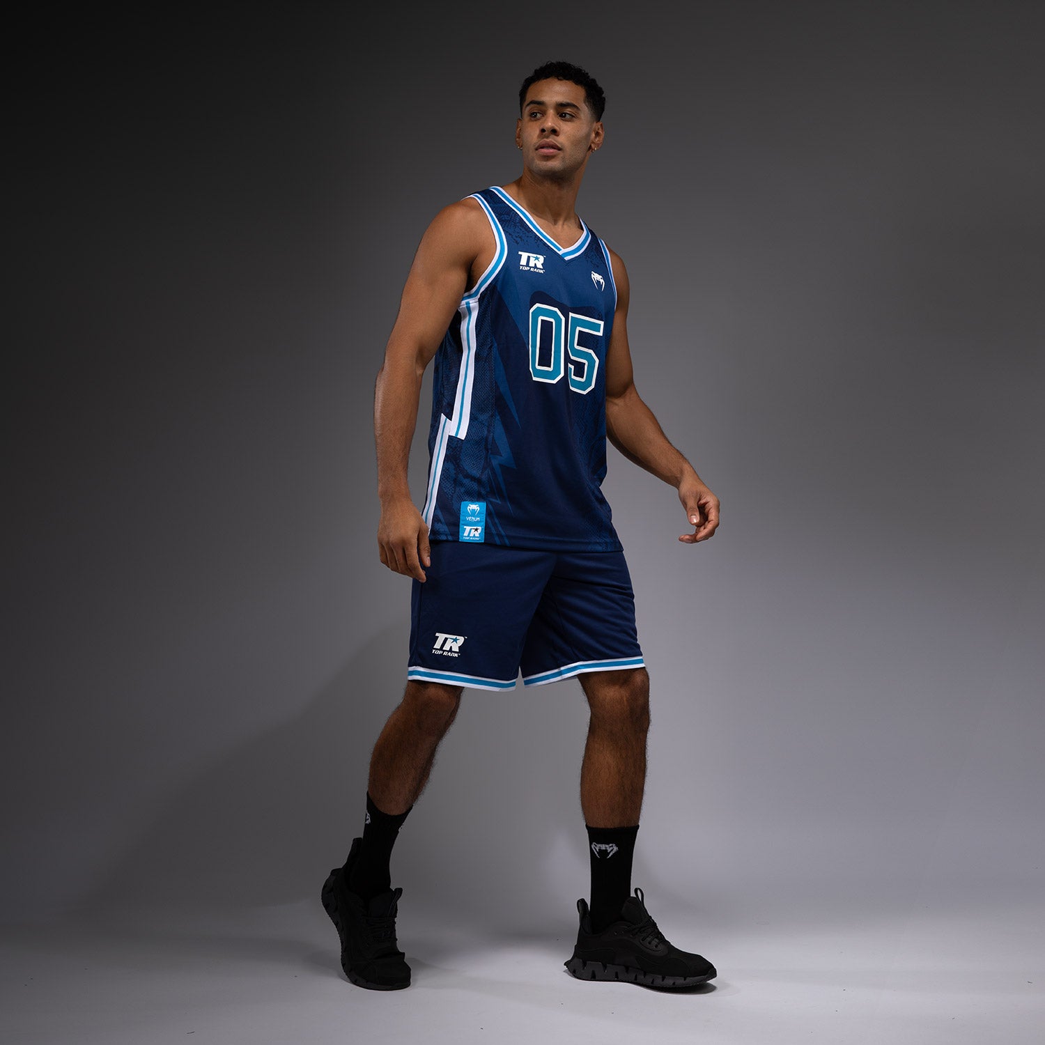 venum-x-top-rank-original-herren-basketballtrikot-marineblau image 5
