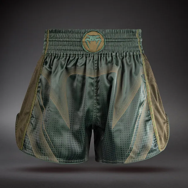 venum-stealth-muay-thai-shorts-khaki-dunkelgr-n image 1