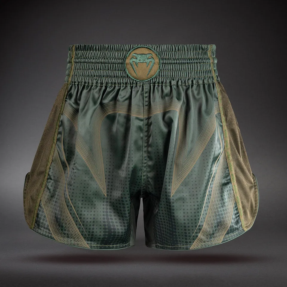 venum-stealth-muay-thai-shorts-khaki-dunkelgr-n image 1