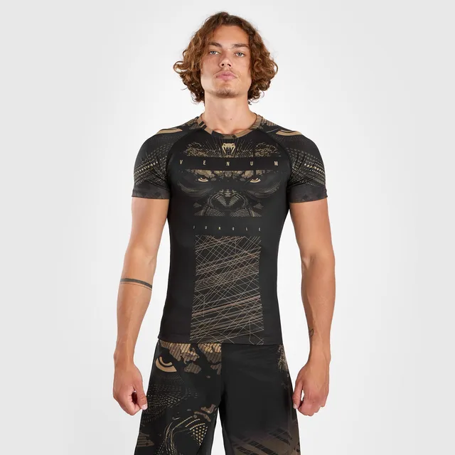 venum-gorilla-jungle-rashguard-kurzarm-schwarz-sand image 1