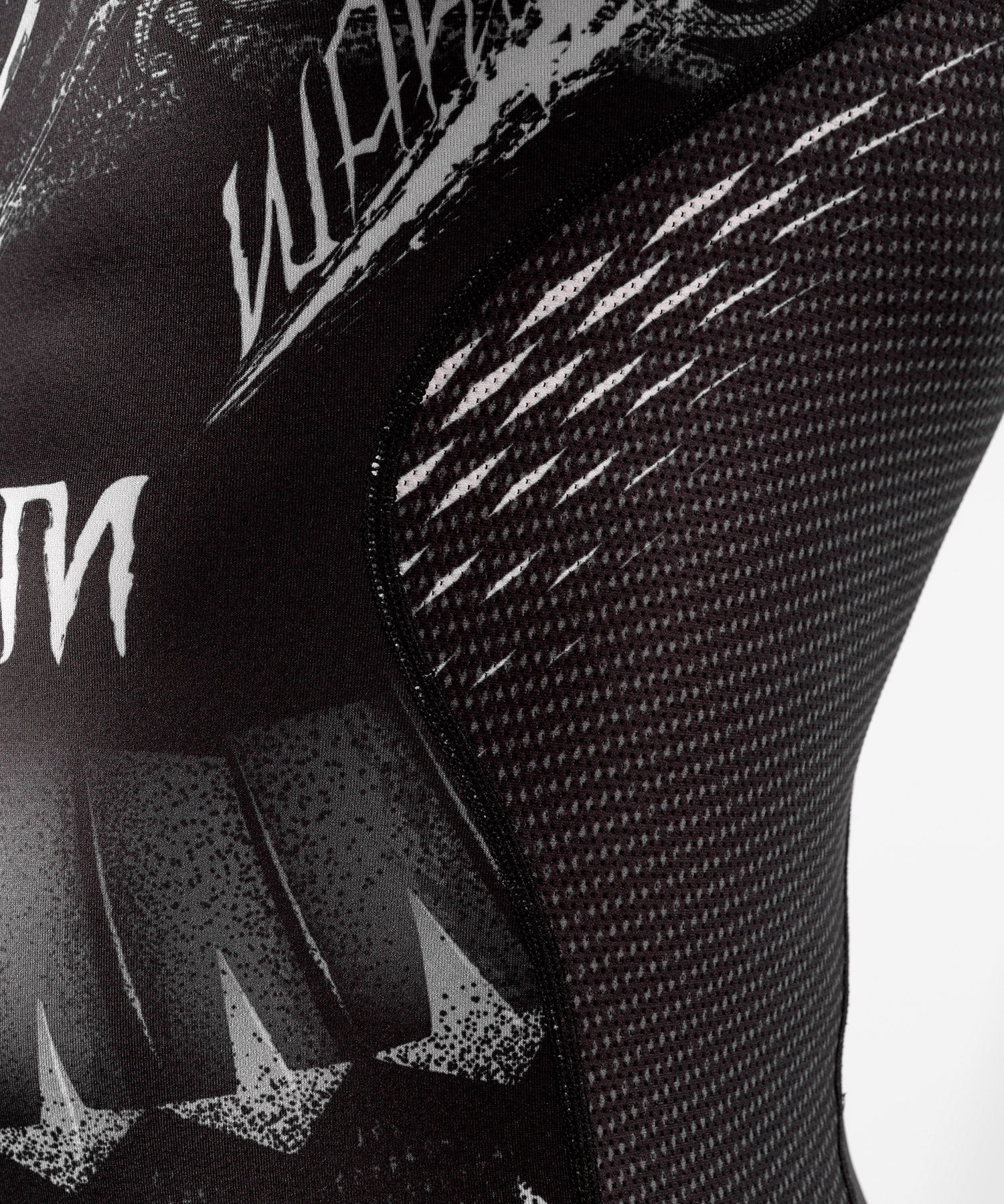 venum-gldtr-4-0-kurzarm-rashguard-wei-schwarz image 7