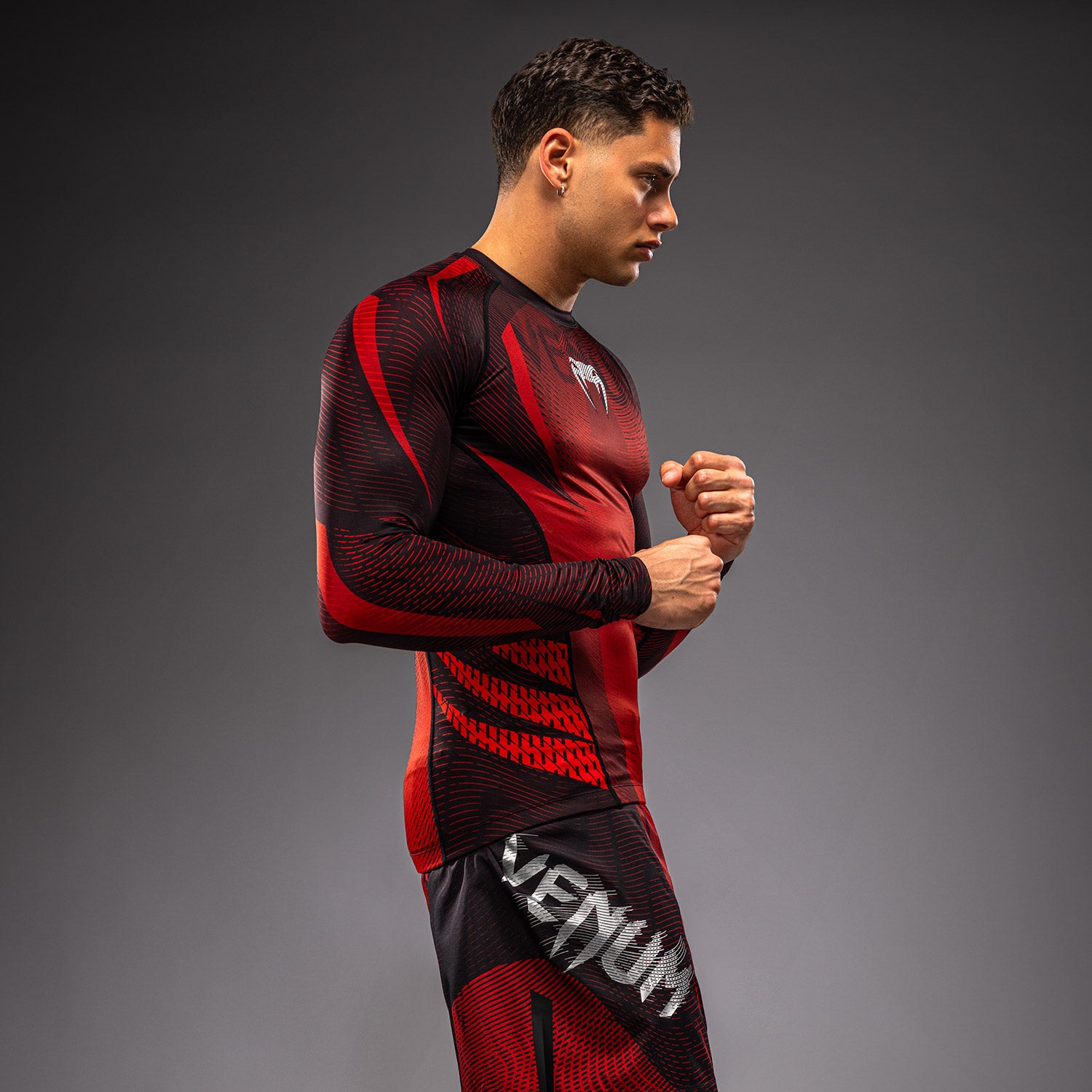venum-galactic-3-0-langarm-rashguard-rot-silber-f-r-herren image 4