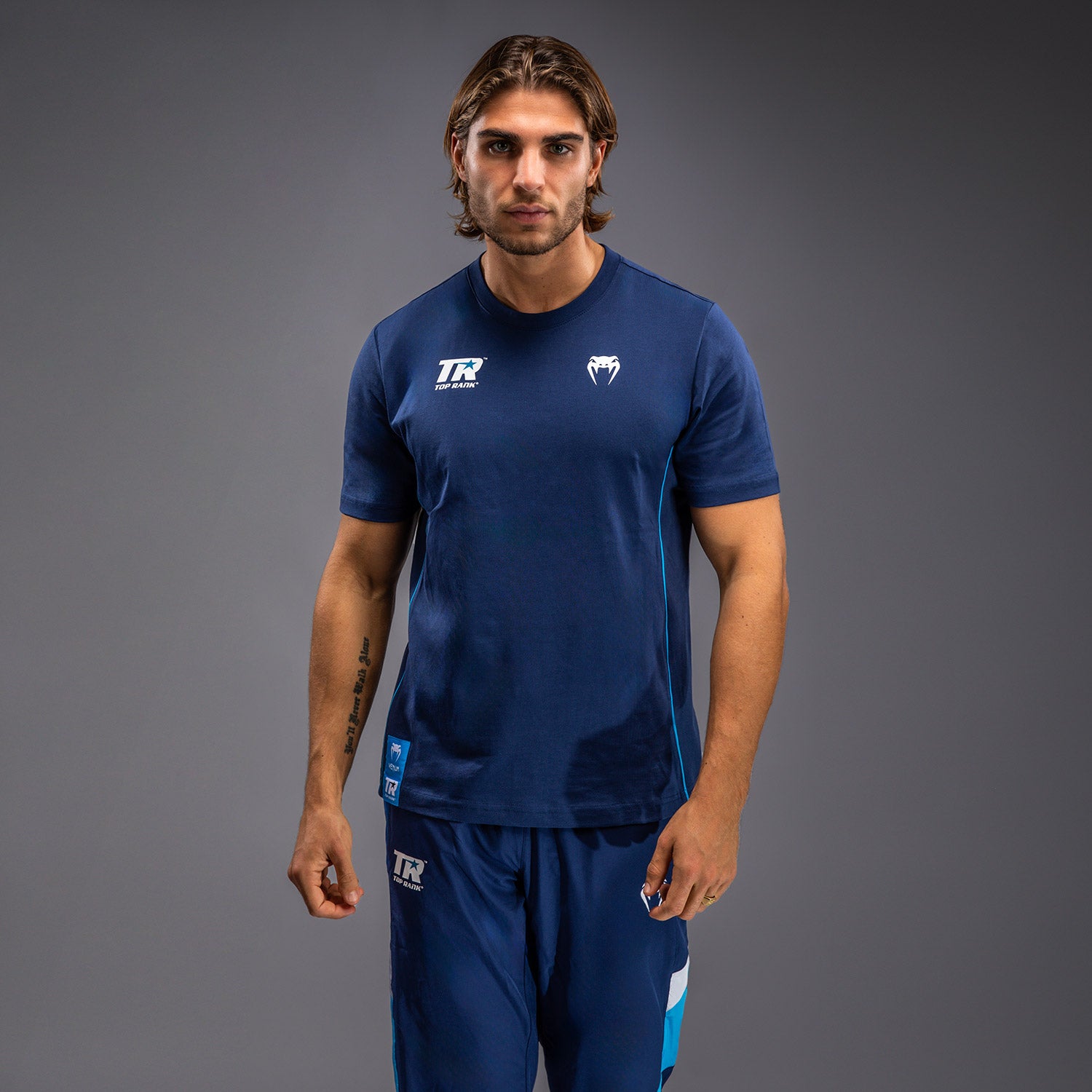 venum-x-top-rank-original-herren-t-shirt-marineblau image 1