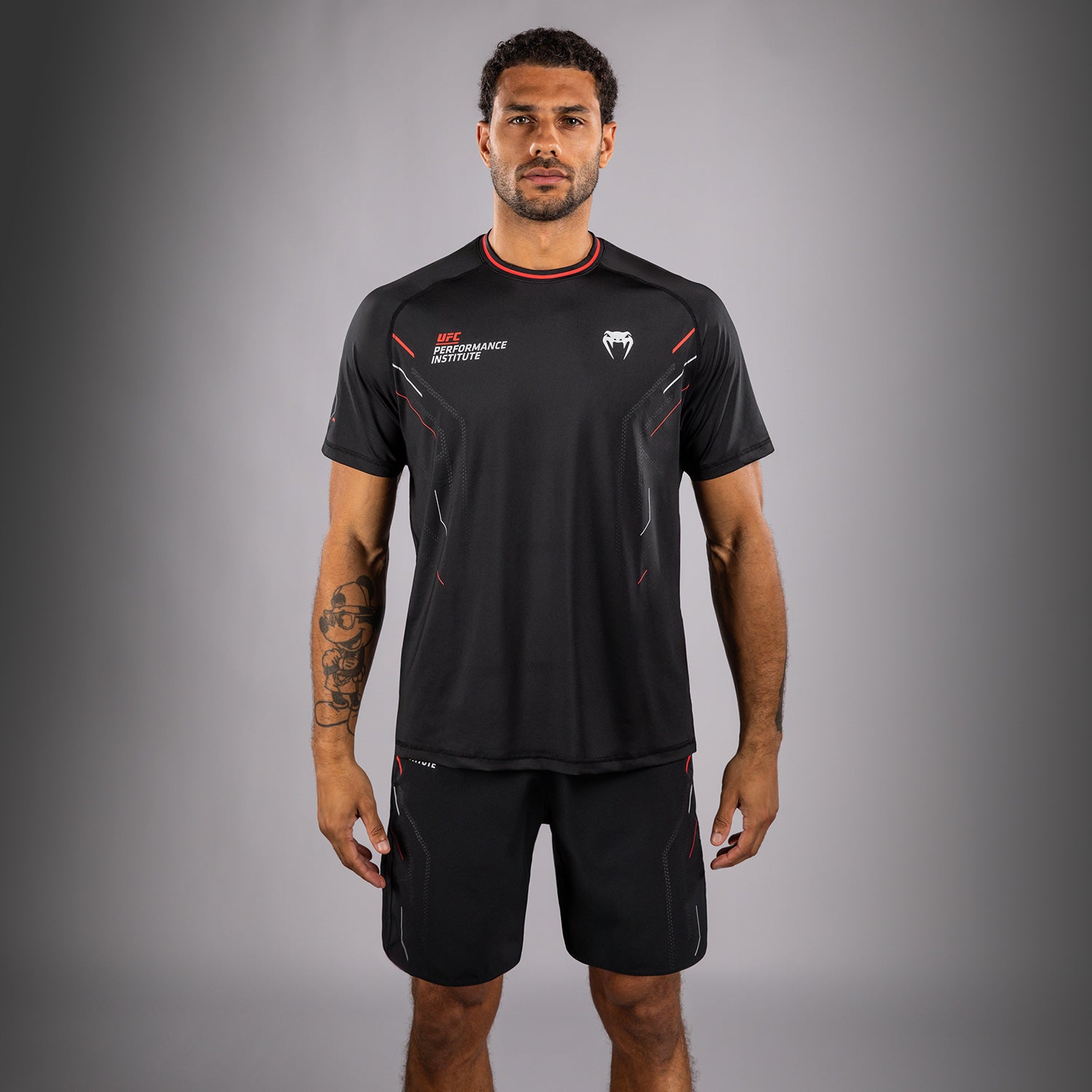 venum-ufc-pi-3-0-dry-tech-t-shirt-schwarz image 1