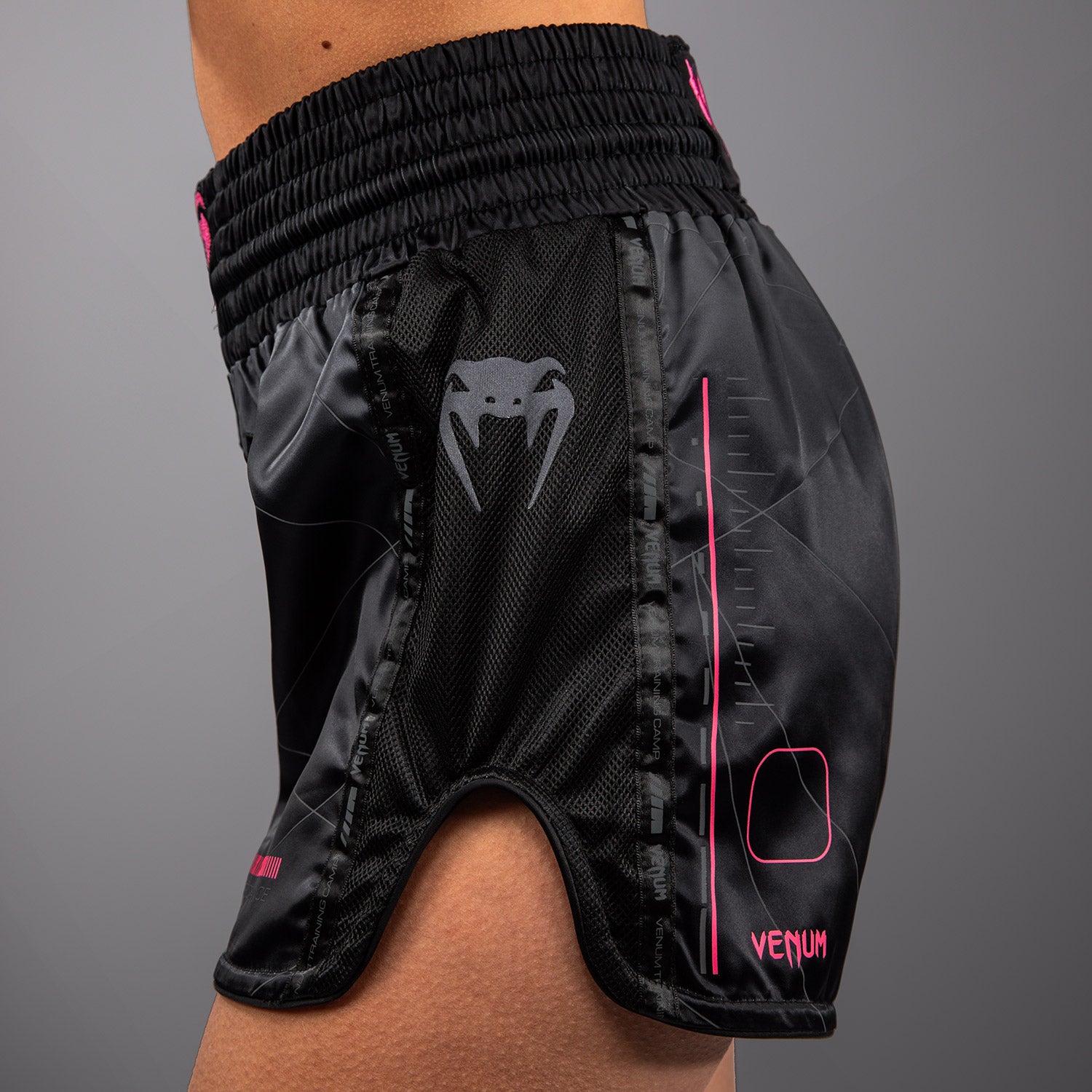 venum-tactical-xt-muay-thai-shorts-schwarz-sturmgrau-damen image 5