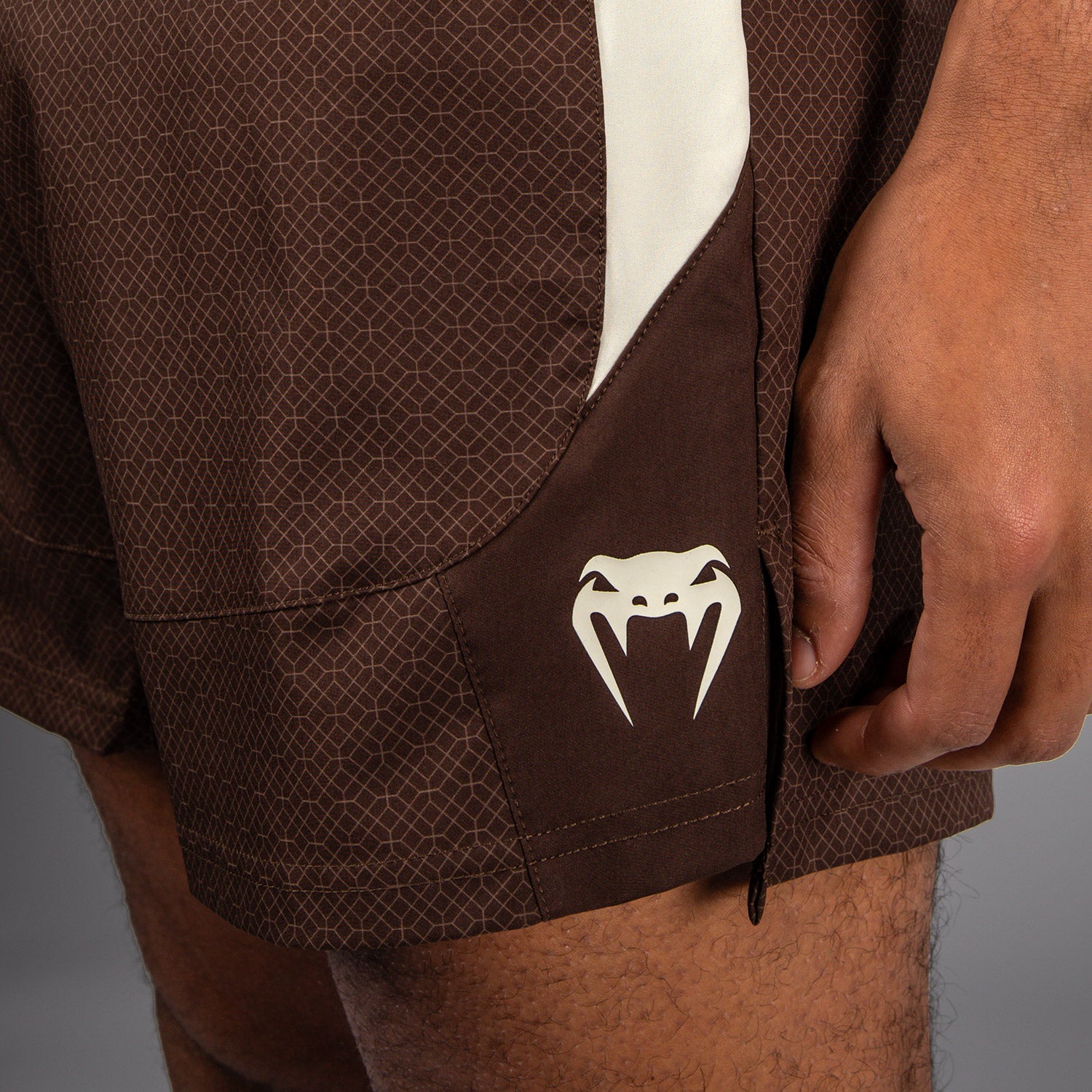 venum-x-roger-gracie-academy-fightshorts-herren-dunkelbraun image 6