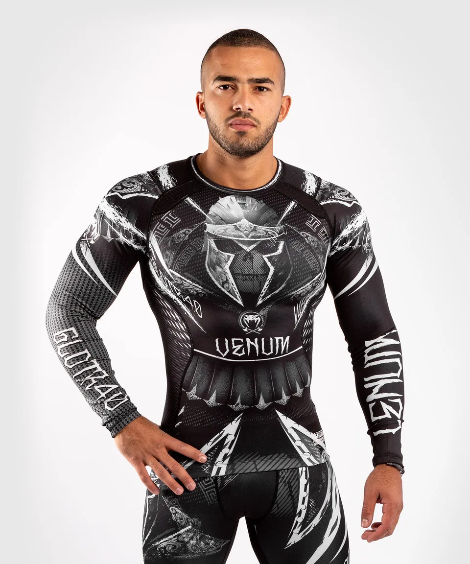venum-gldtr-4-0-langarm-rashguard-schwarz-wei-compression image 1