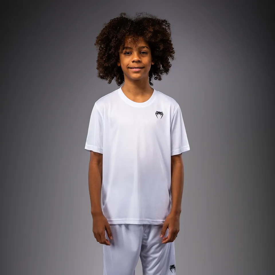 venum-lineup-kurzarm-t-shirt-f-r-kinder-wei-schwarz image 1