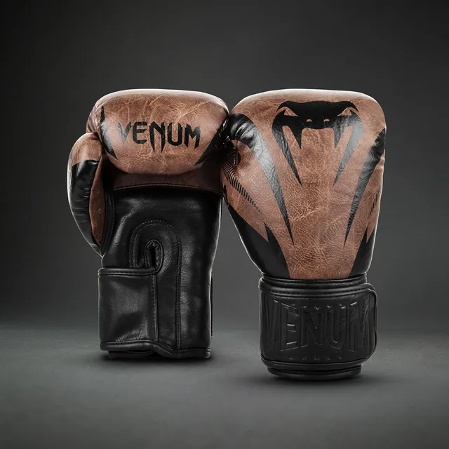 venum-impact-boxhandschuhe-braun image 1