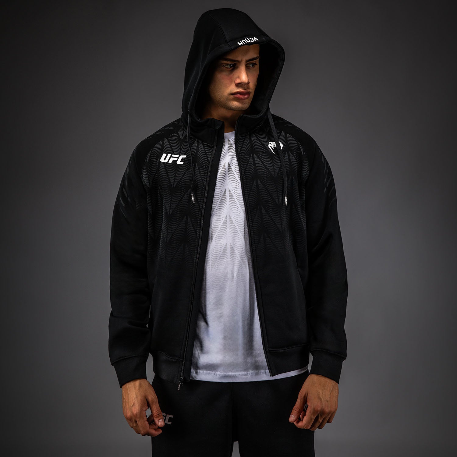 ufc-zenith-by-venum-replica-zip-hoodie-herren-schwarz image 2