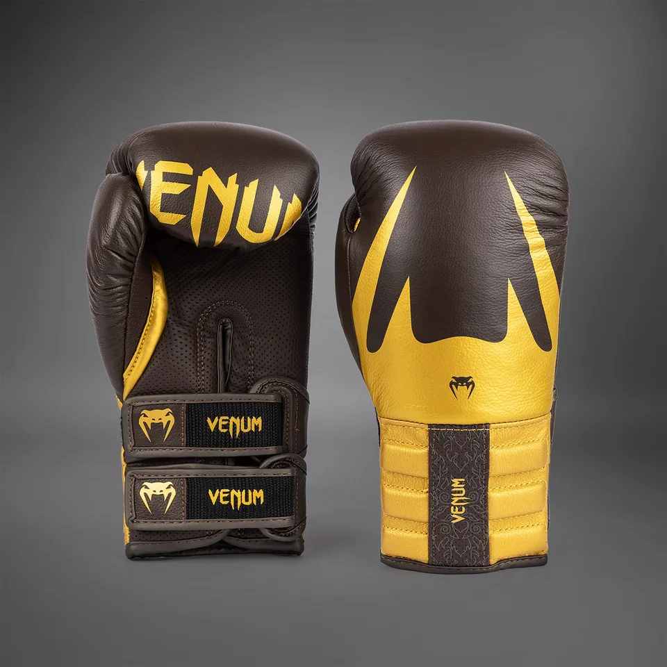 venum-reverso-boxhandschuhe-schokolade-gold image 1