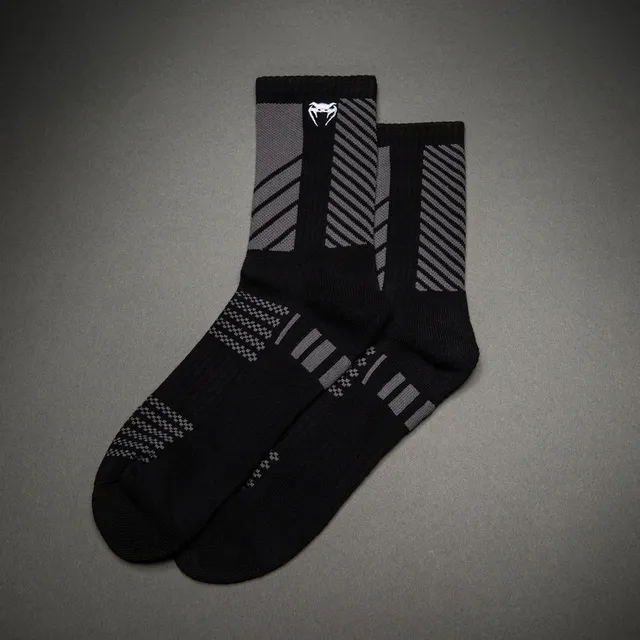 venum-vector-crew-socken-schwarz-grau-2 image 1