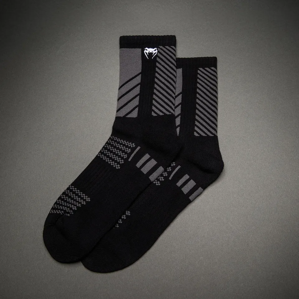 venum-vector-crew-socken-schwarz-grau-2 image 1
