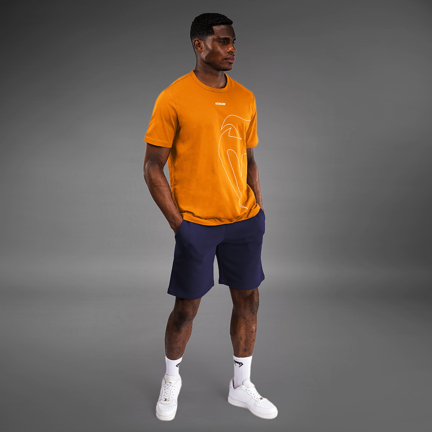 venum-giant-connect-herren-t-shirt-mandarine-wei image 4