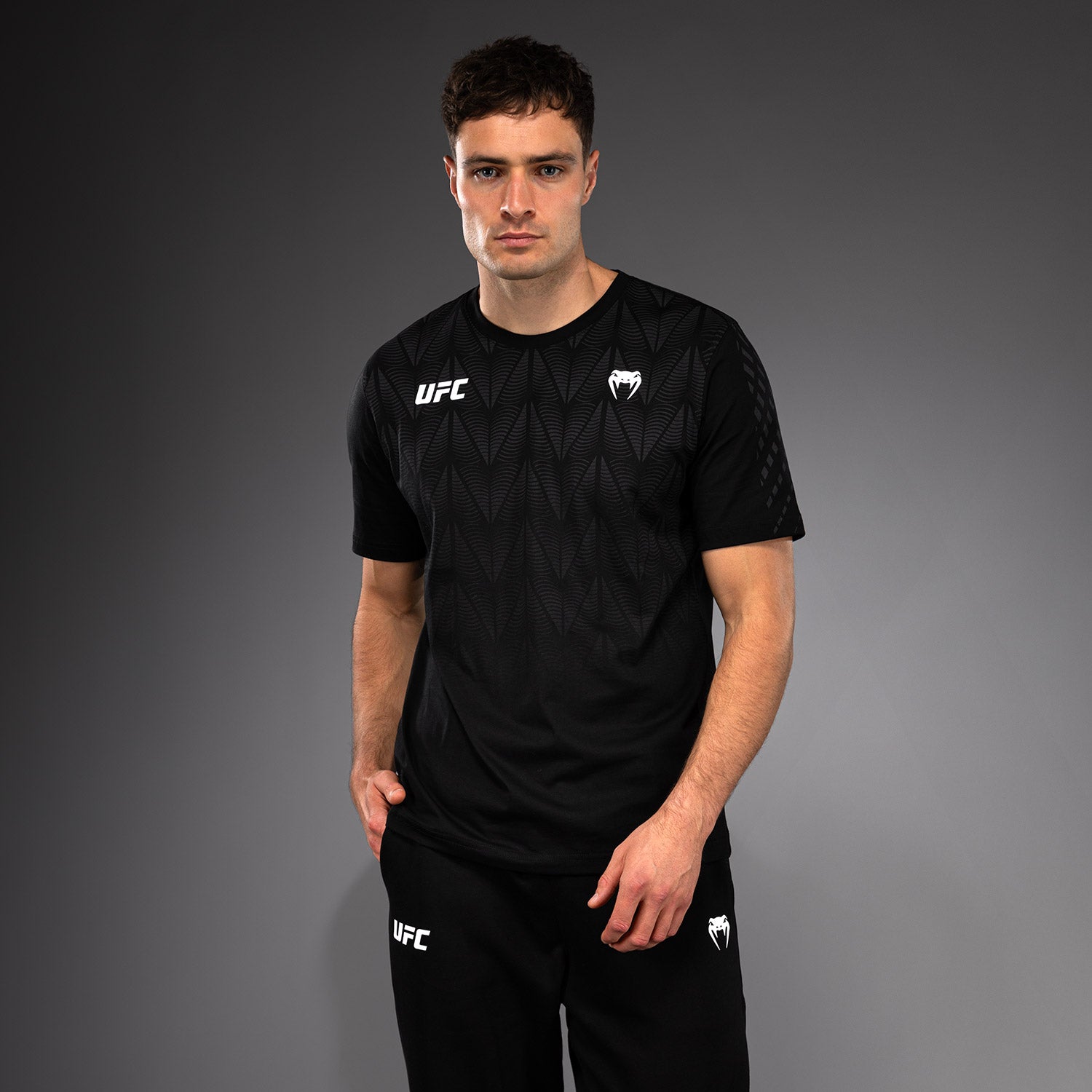 venum-ufc-zenith-replica-t-shirt-herren-schwarz image 2