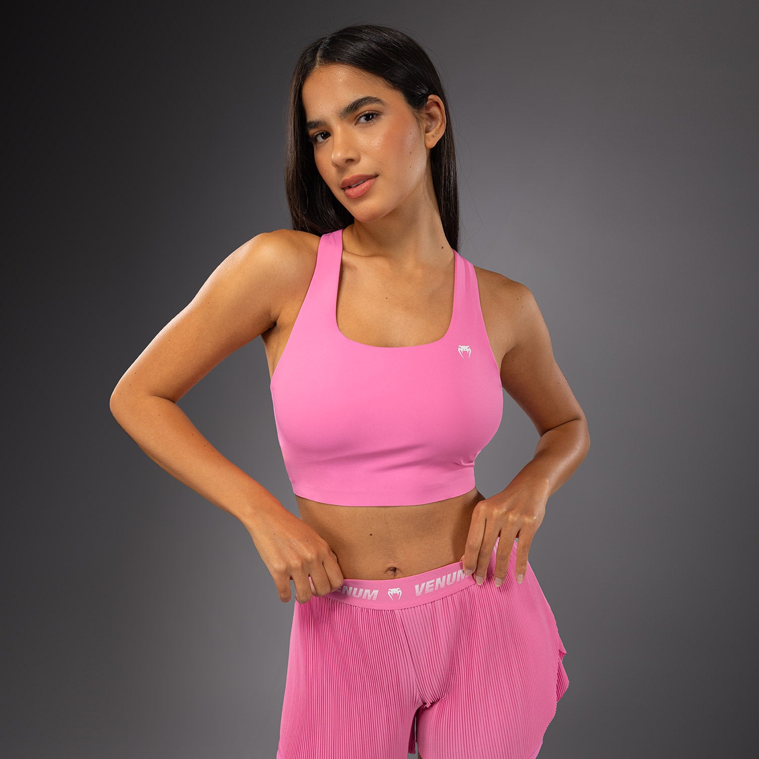 venum-essential-x-sport-bh-damen-candy-pink image 2