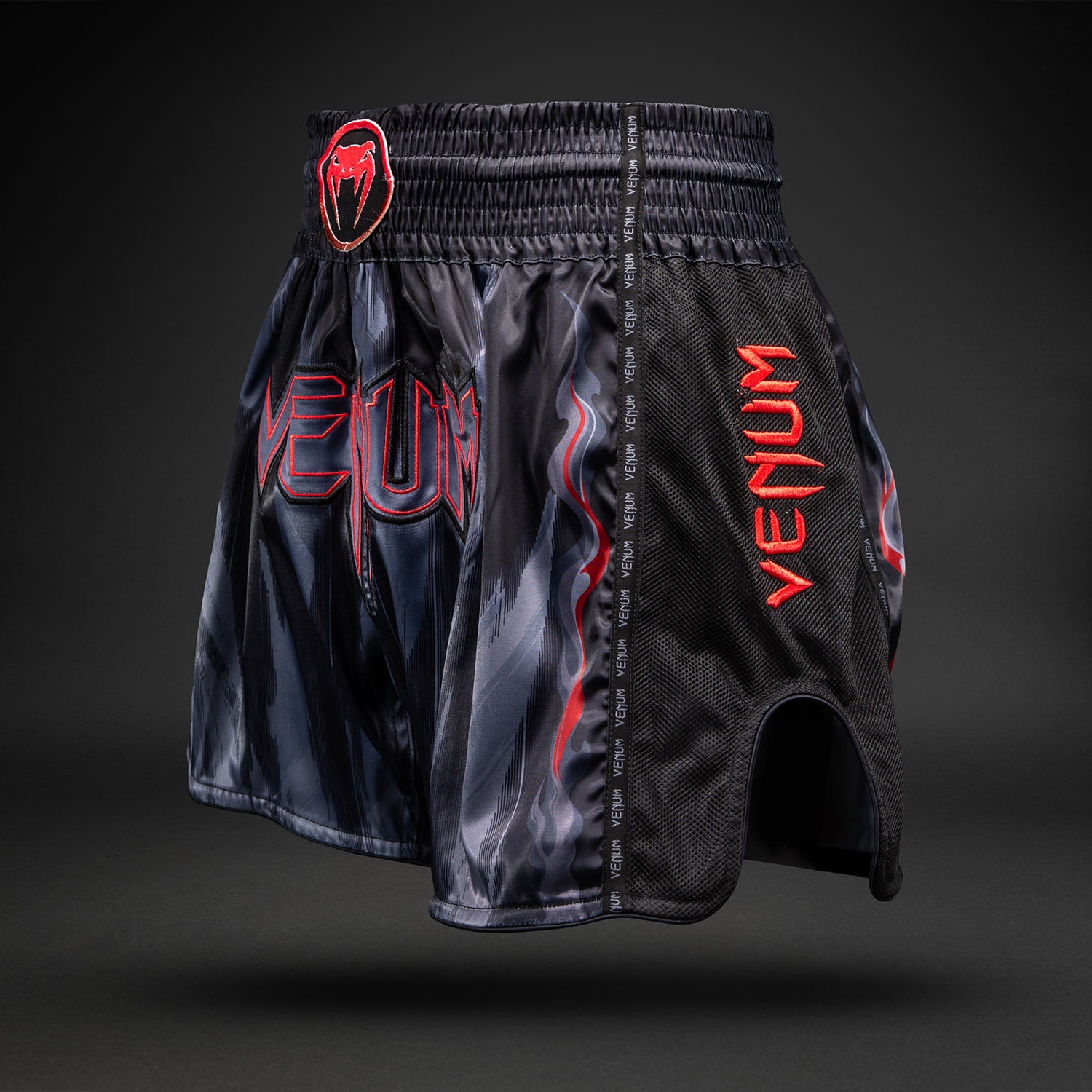 venum-demon-muay-thai-shorts-damen-schwarz-grau image 3