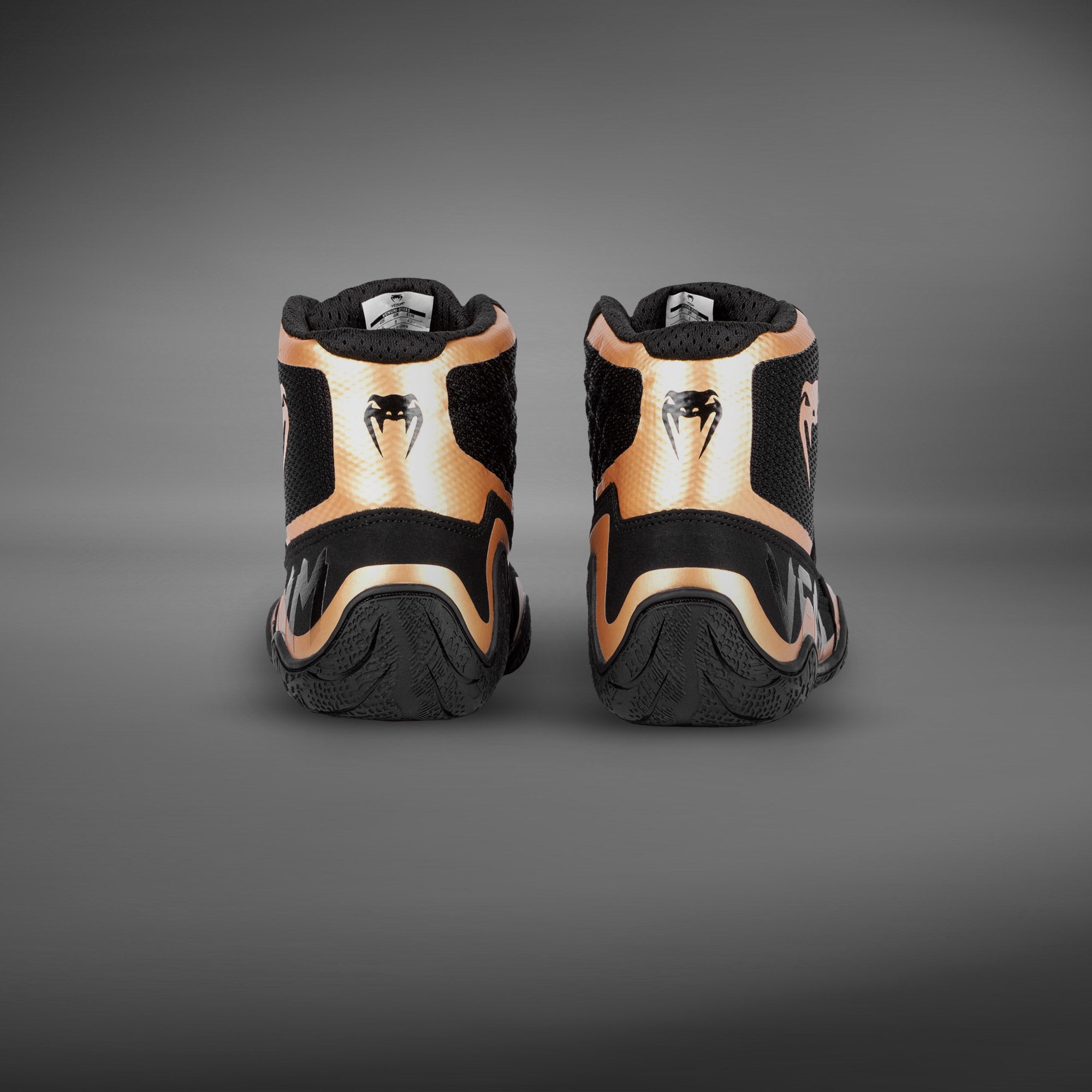 venum-elite-wrestling-schuhe-schwarz-bronze image 4