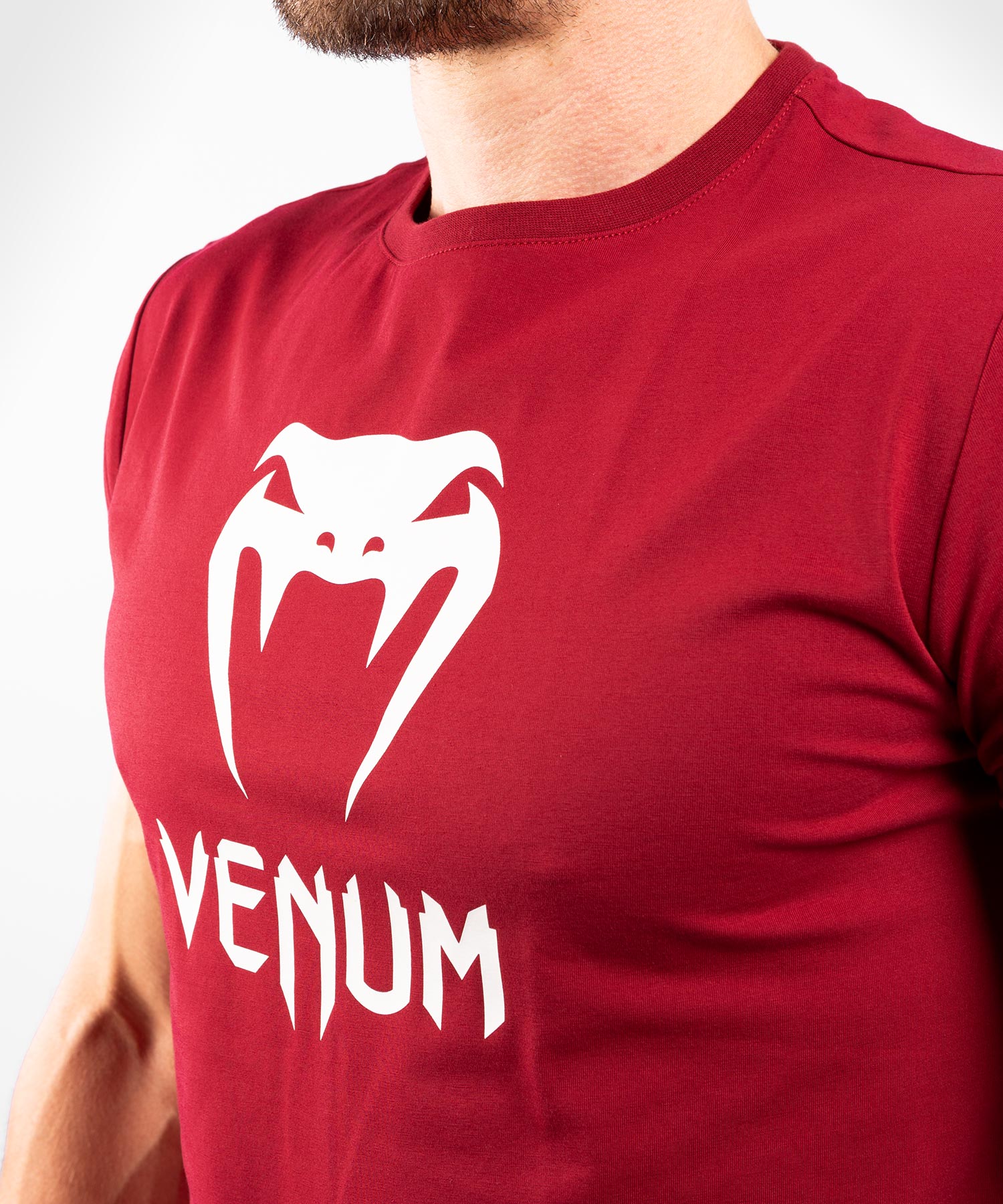 venum-classic-t-shirt-burgunderrot image 4