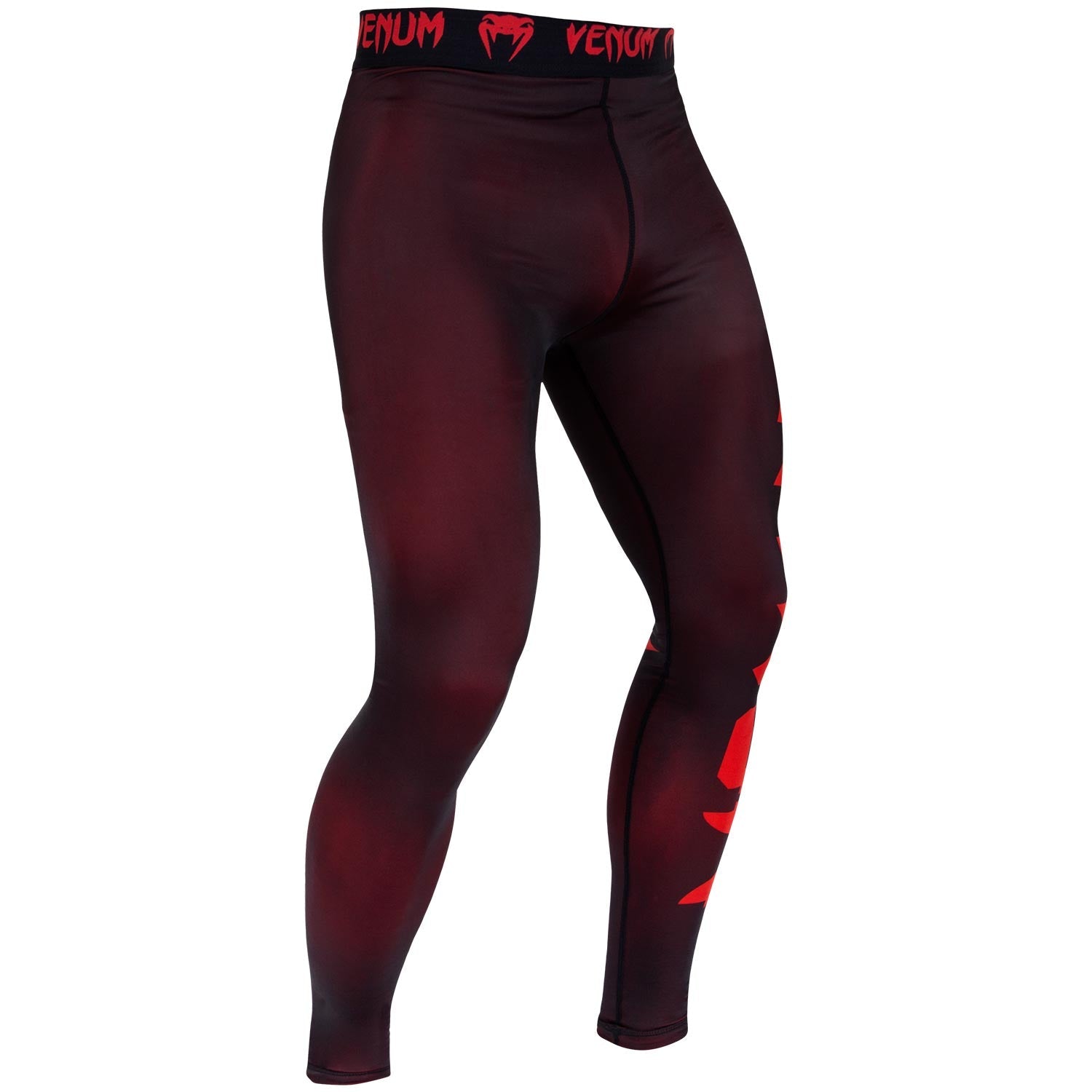 venum-giant-spats-kompressionstights-herren-schwarz-rot image 3