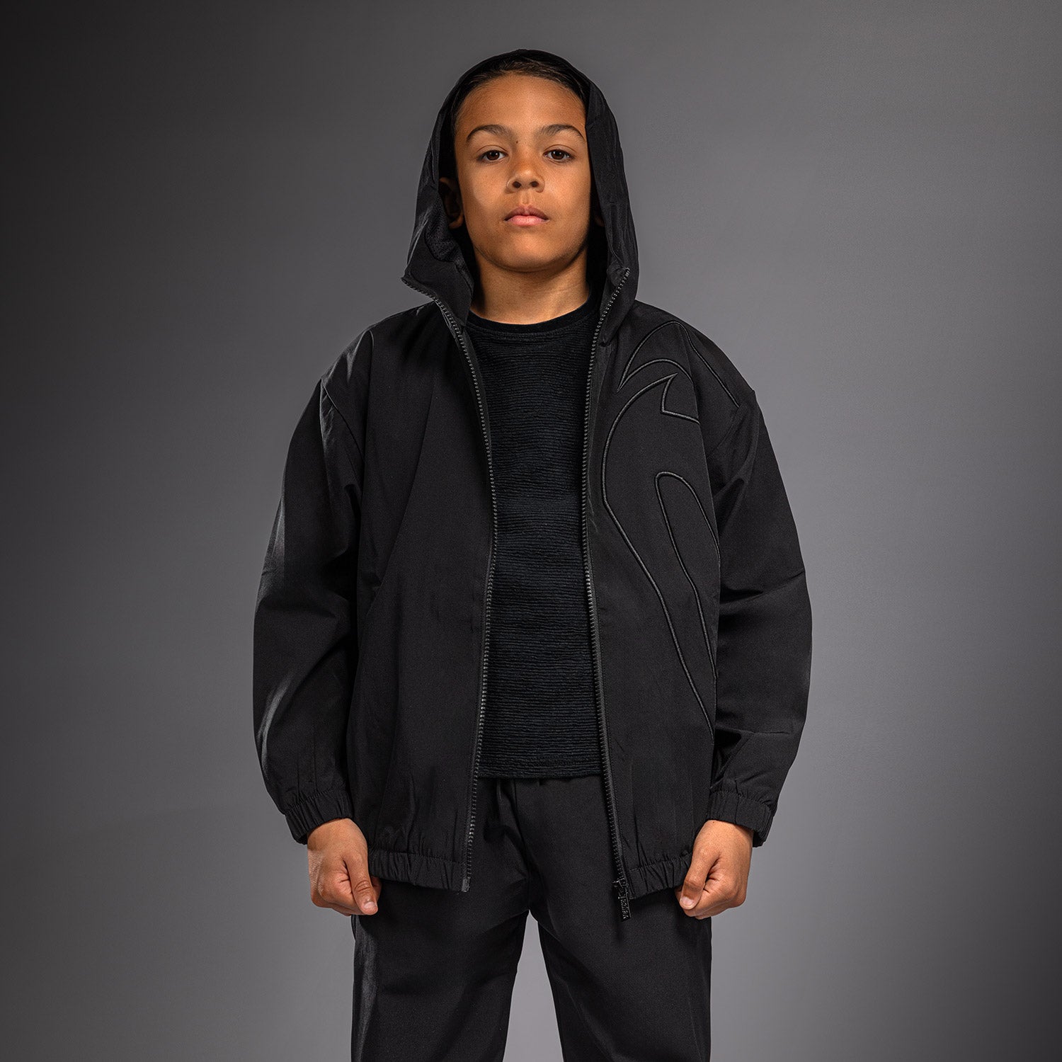 venum-giant-3d-trainingsjacke-kinder-schwarz image 5