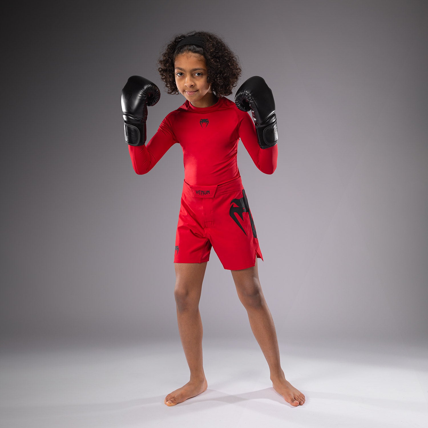 venum-light-kinder-fight-shorts-kirschrot image 4
