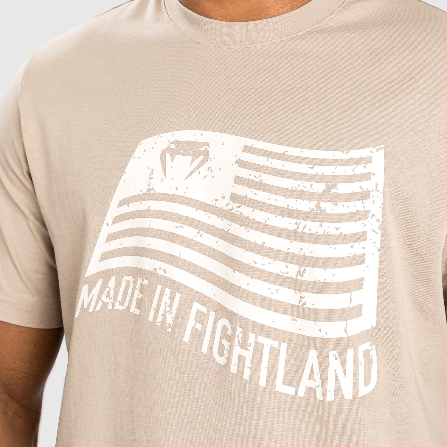venum-made-in-fightland-t-shirt-herren-sand image 8