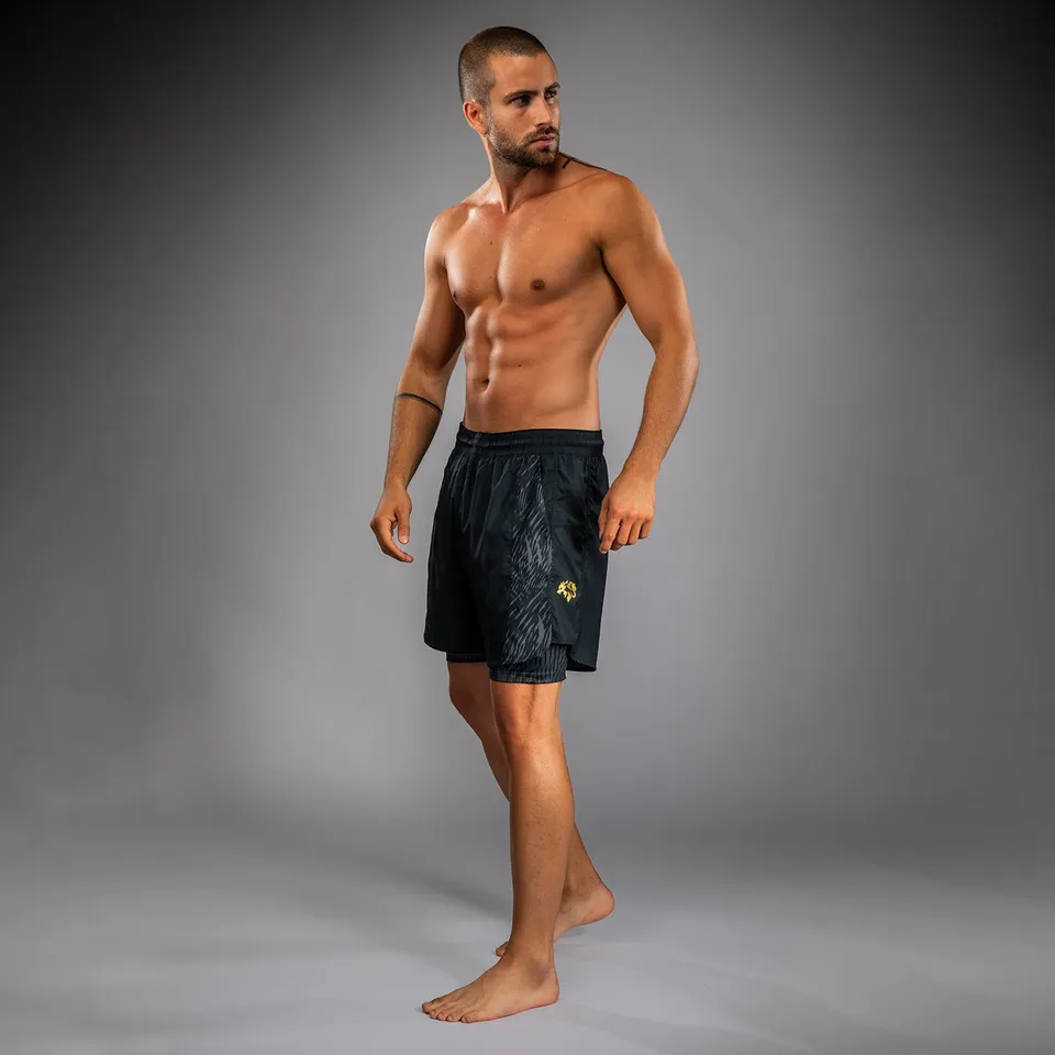 venum-x-chimaev-trainingsshorts-herren-schwarz-grau image 1