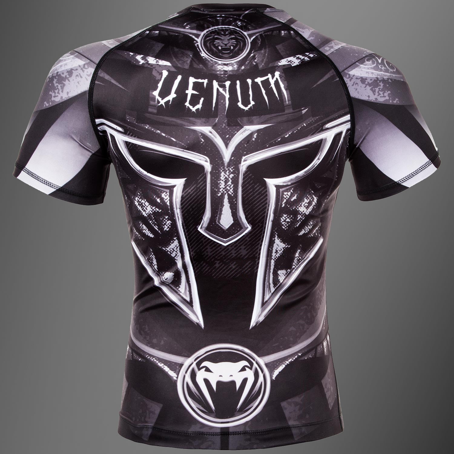venum-gladiator-3-0-rashguard-kurzarm-schwarz-wei image 4
