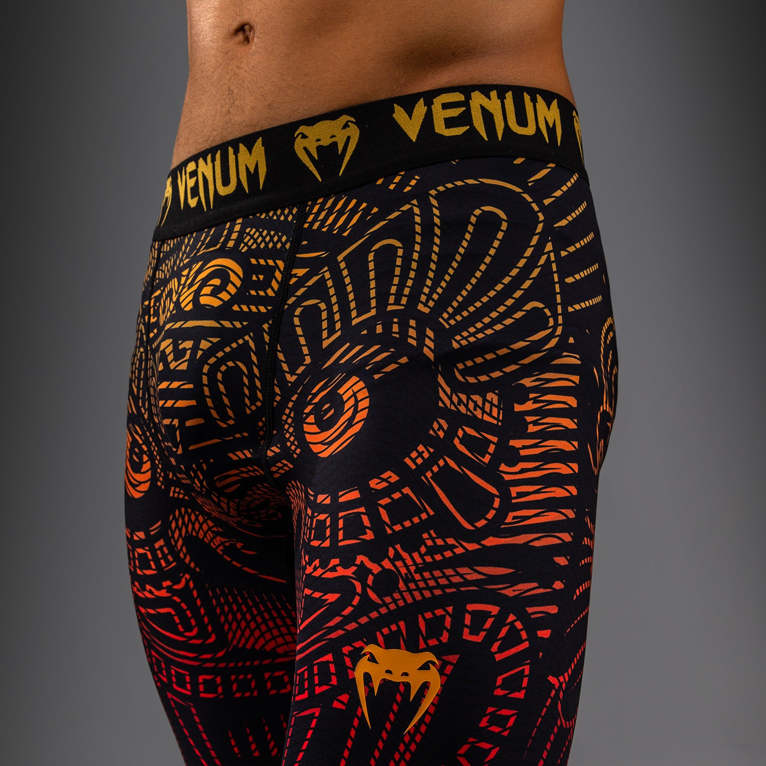 venum-quetzal-fury-vale-tudo-shorts-schwarz-fury-rot-tangerine image 3