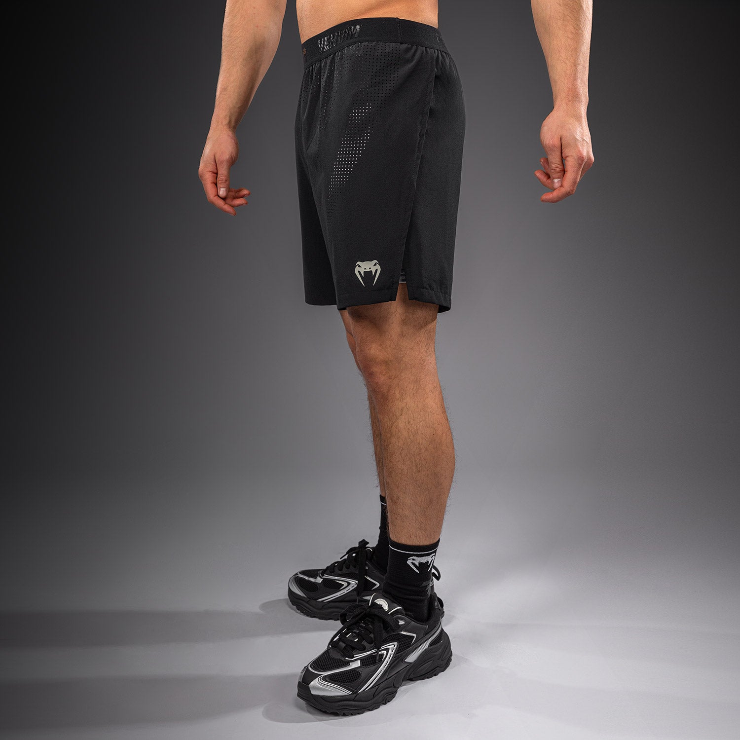 venum-lazer-hybrid-trainingsshorts-herren-schwarz-grau image 3