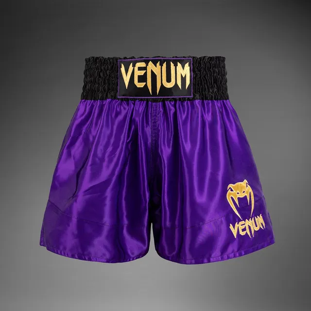 venum-classic-muay-thai-shorts-dunkel-lila image 1