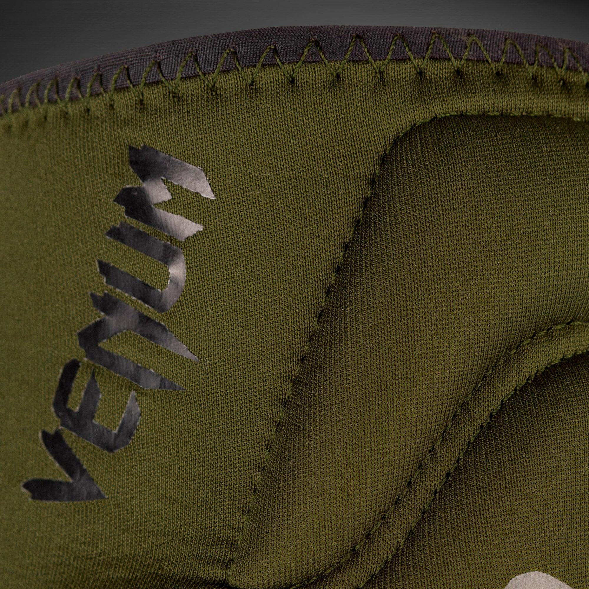 venum-kontact-gel-knieschoner-khaki-schwarz image 3