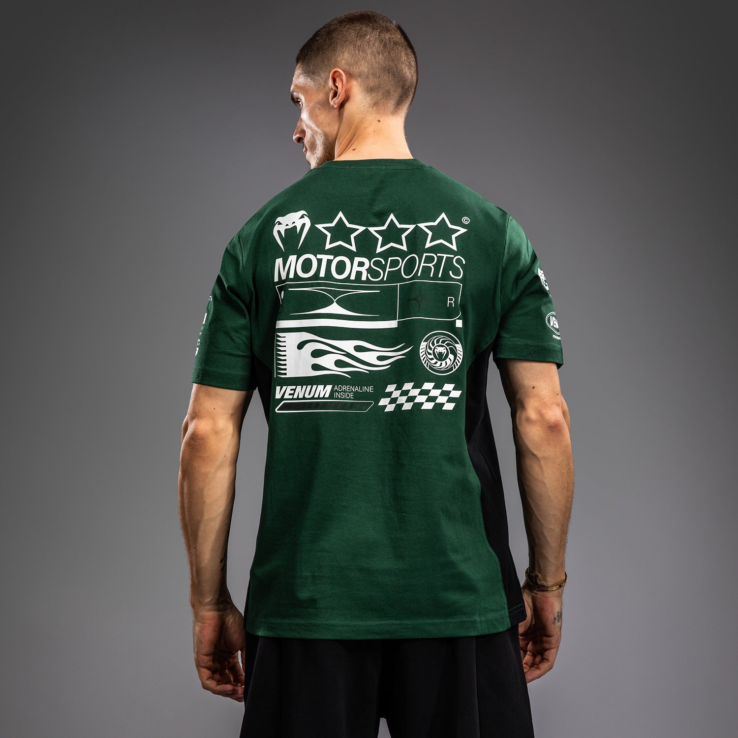 venum-motorsport-t-shirt-herren-tiefes-wald-gr-n image 1